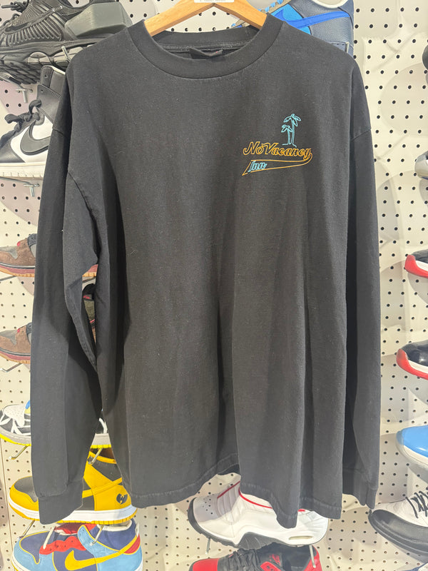 USED VLONE x No Vacancy Longsleeve Tee - Black Size XL