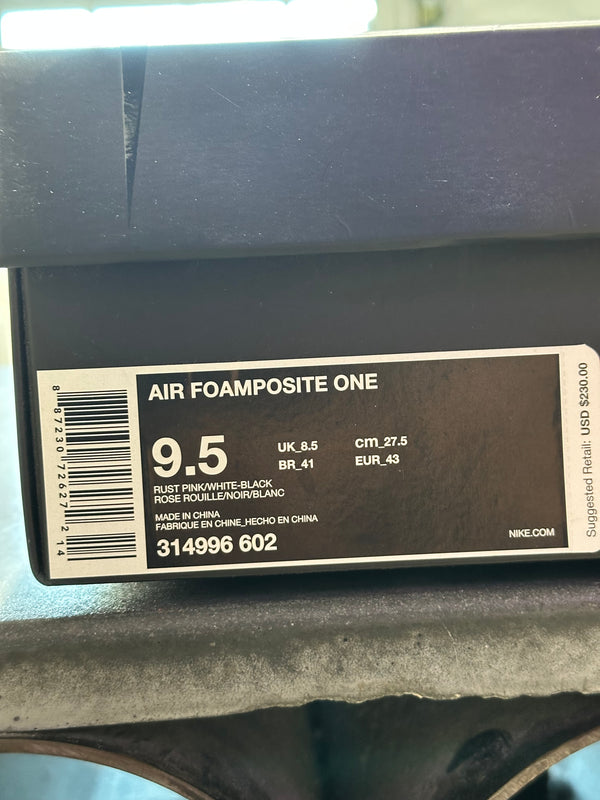 Nike Air Foamposite One - Rust Pink Size 9.5