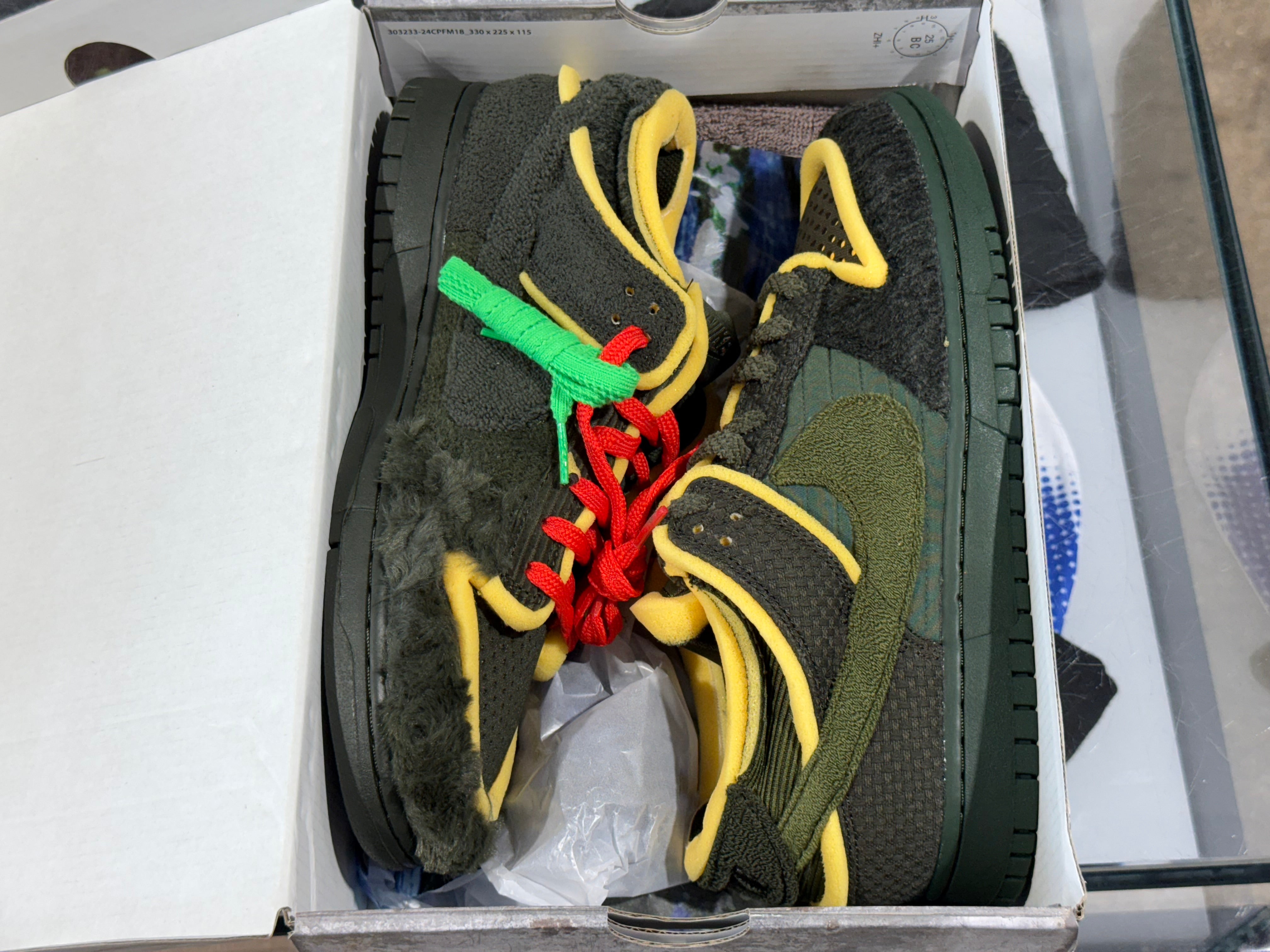 Nike Dunk Low CPFM Swamp Sponge - Sequoia Size 10