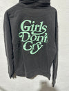 Girls Dont Cry Logo Hoodie - Vintage Black Size Large