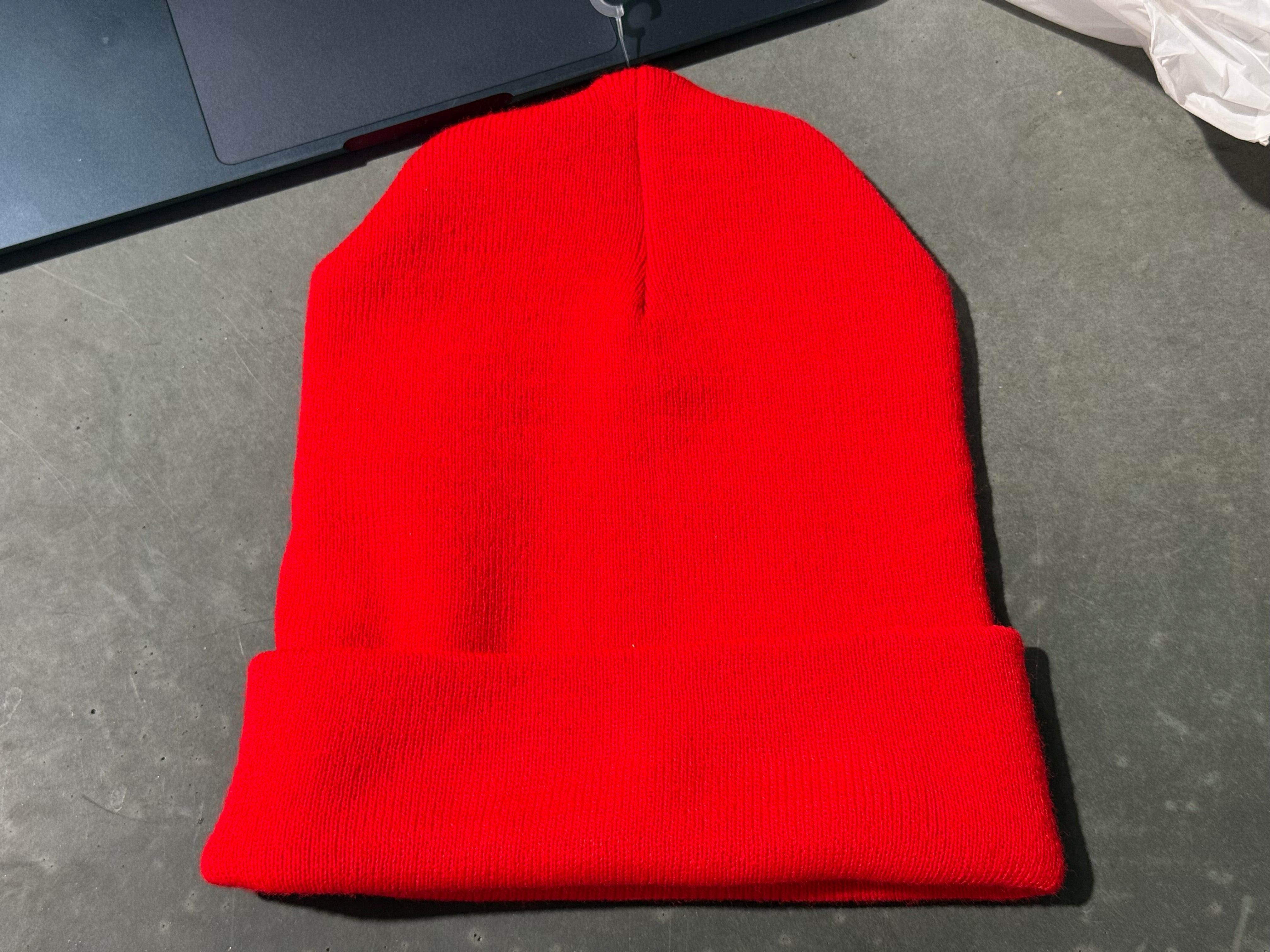 NEW Chrome Hearts Logo Beanie - Red