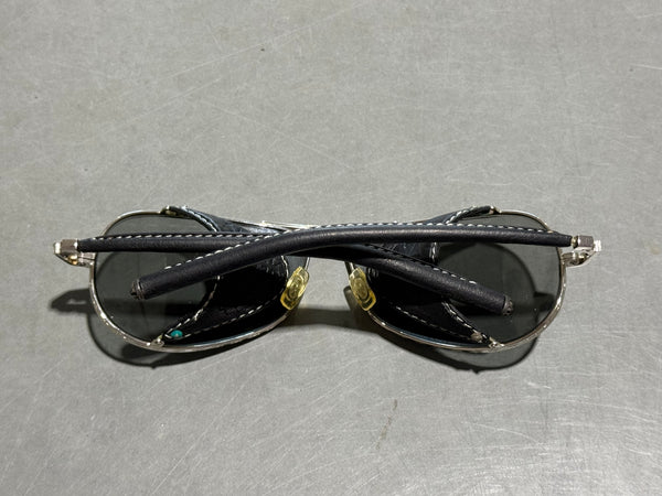 USED Chrome Hearts CHUTE Aviator Sunglasses