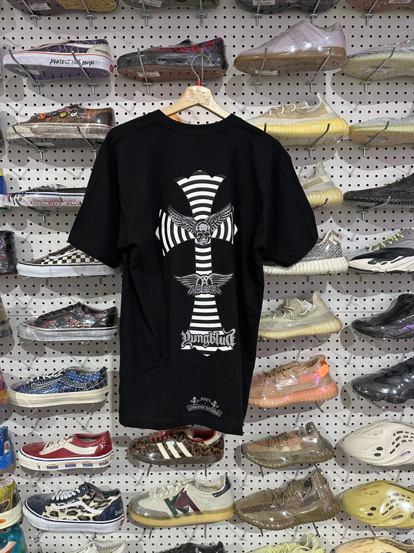 NEW Chrome Hearts x Aerosmith x Yungblud x FOTI Pocket Tee - Black Size Large