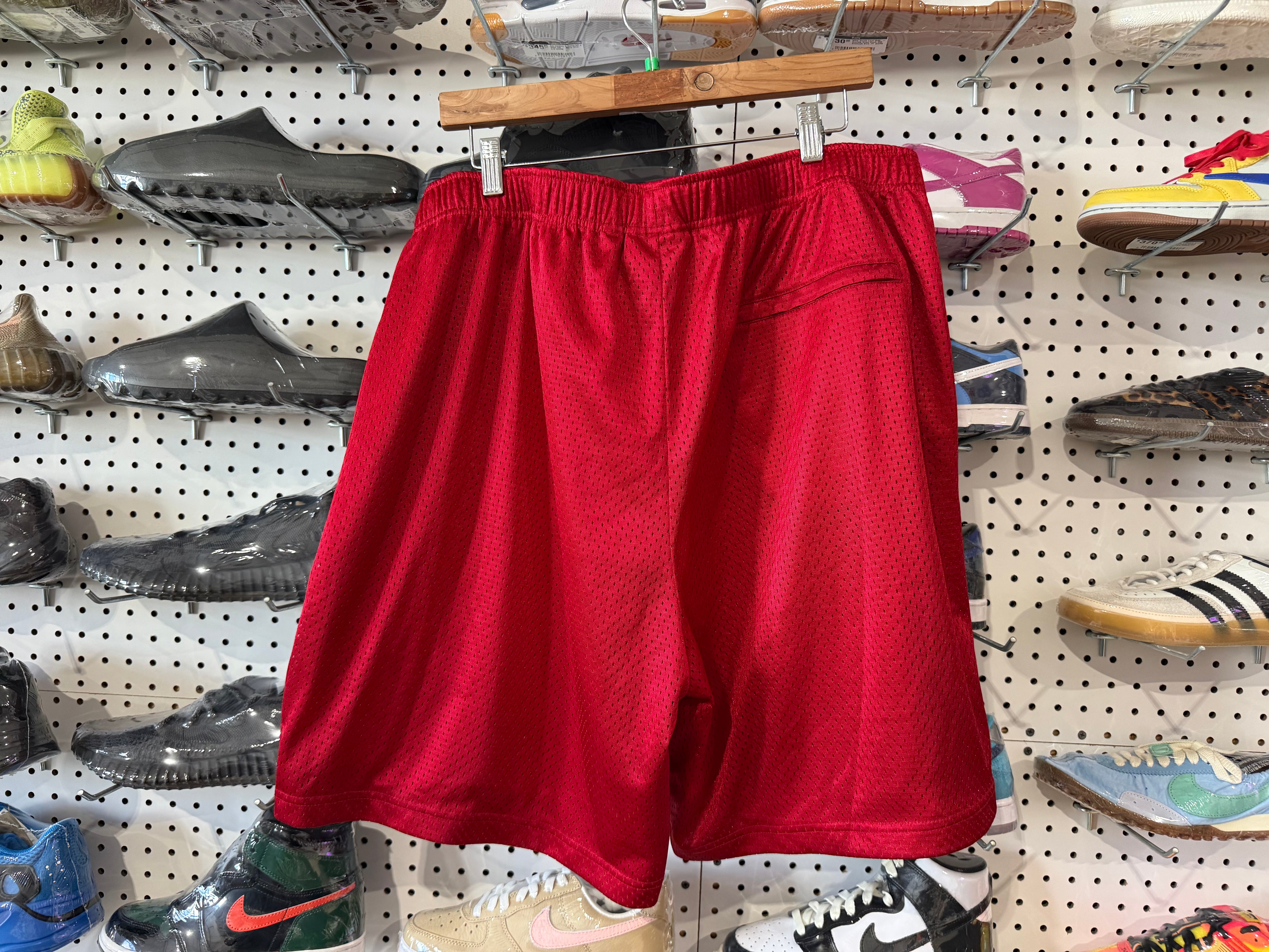 NEW Supreme Small Box Logo Mesh Shorts - Red Size XL