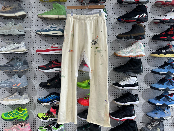 Used Gallery Dept. Flare Sweatpants - Cream	Size Medium