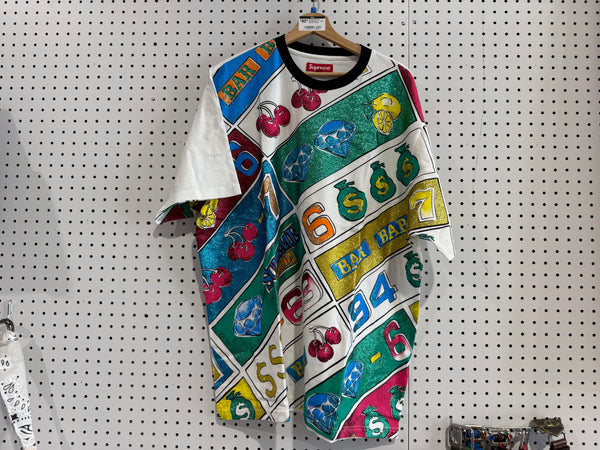 NEW Supreme Slot Machine SS Top - White Size XXL