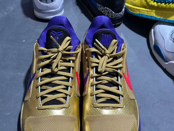 Nike Kobe 5 Protro / Undefeated - Gold Size 10.5