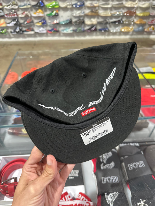 NEW Supreme x New Era Futura - Black 7 3/8