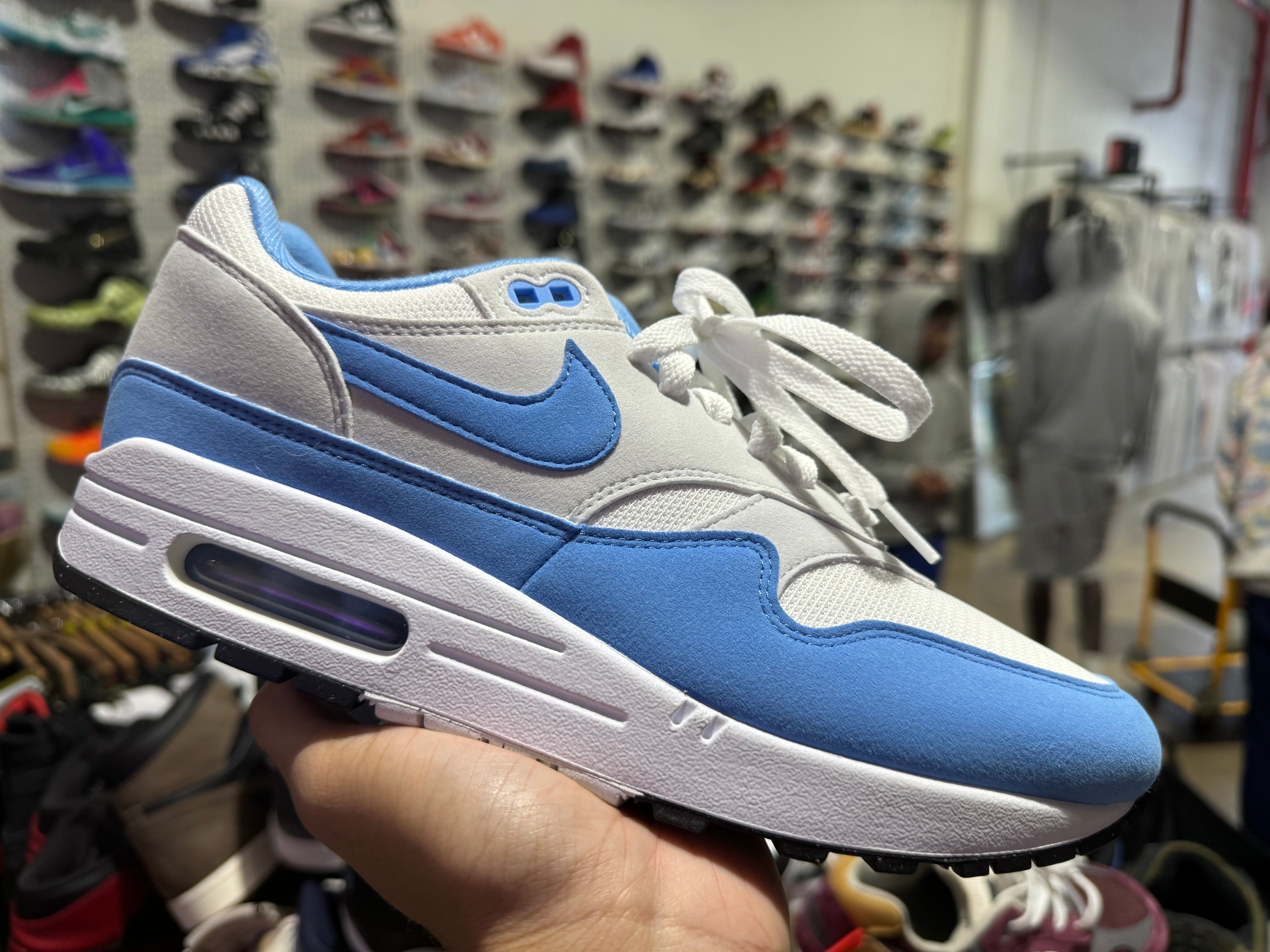 Nike Air Max 1 - White University Blue Size 9