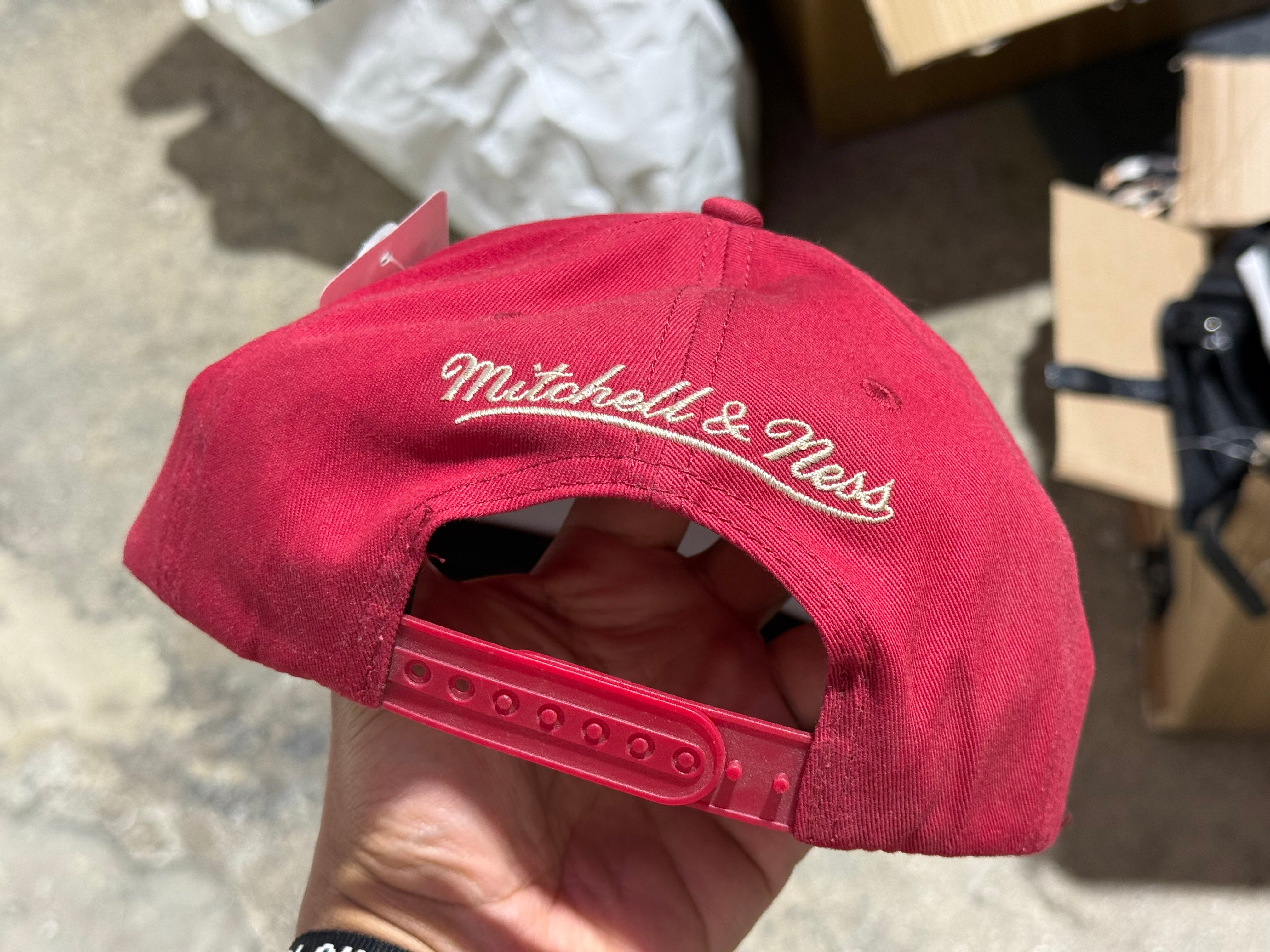 NEW Cactus Jack x M&N x FSU Snapback - Red