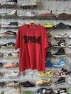 NEW Supreme Felt Letter SS Shirt - Red Size Large