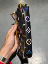 Clean 2000s Louis Vuitton x Murakami Pouchette Bag - Black/Multi