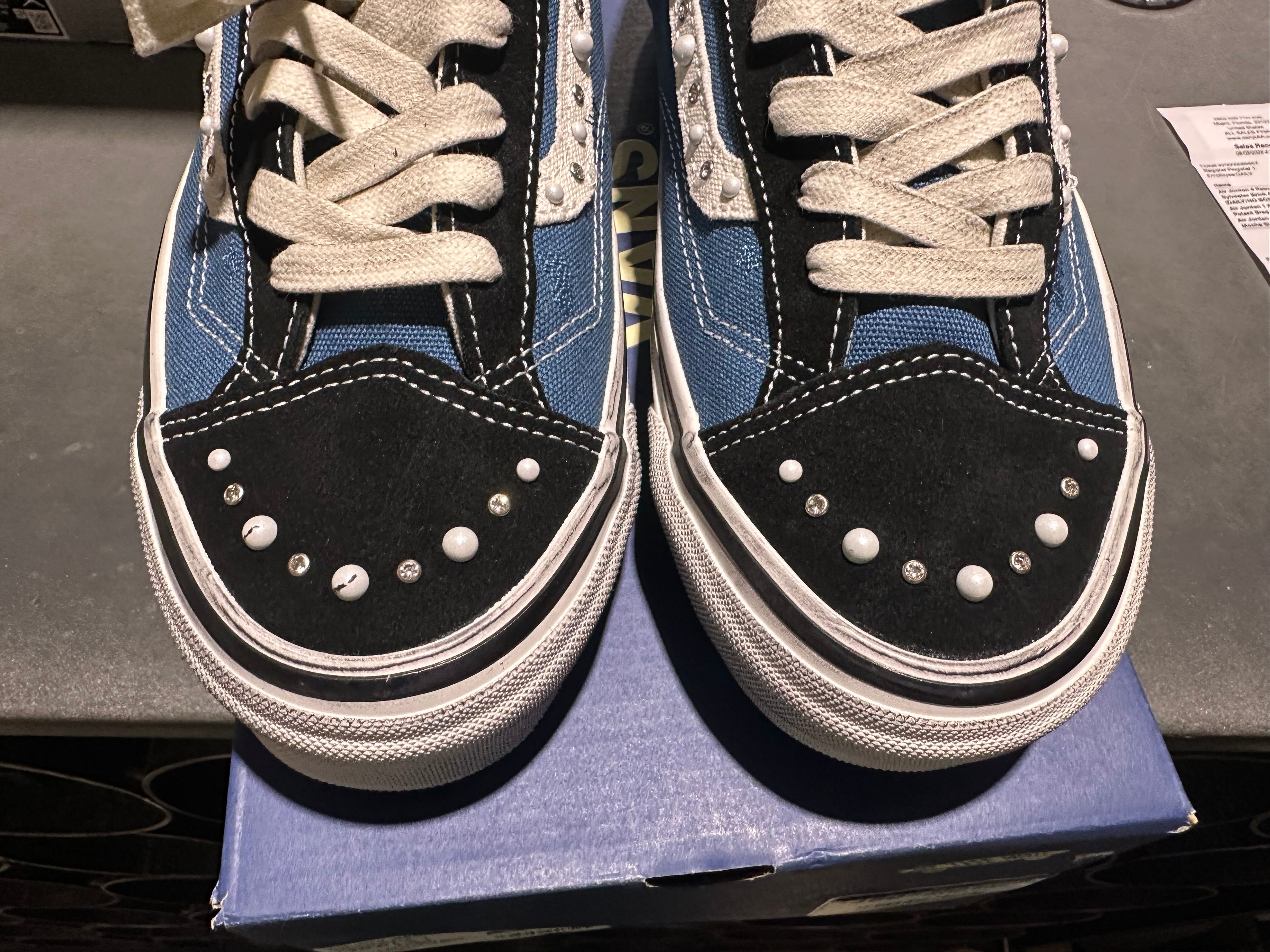 Vans LX Old Skool 36 Pearlized Pack - Black Navy Size 10