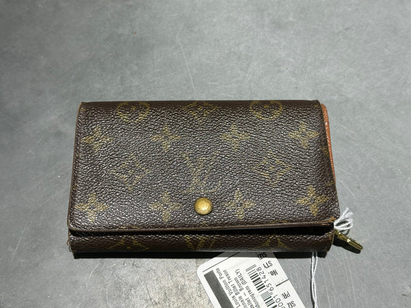 VTG Louis Vuitton Porte Monnaie Billet Tresor Wallet - Brown Monogram