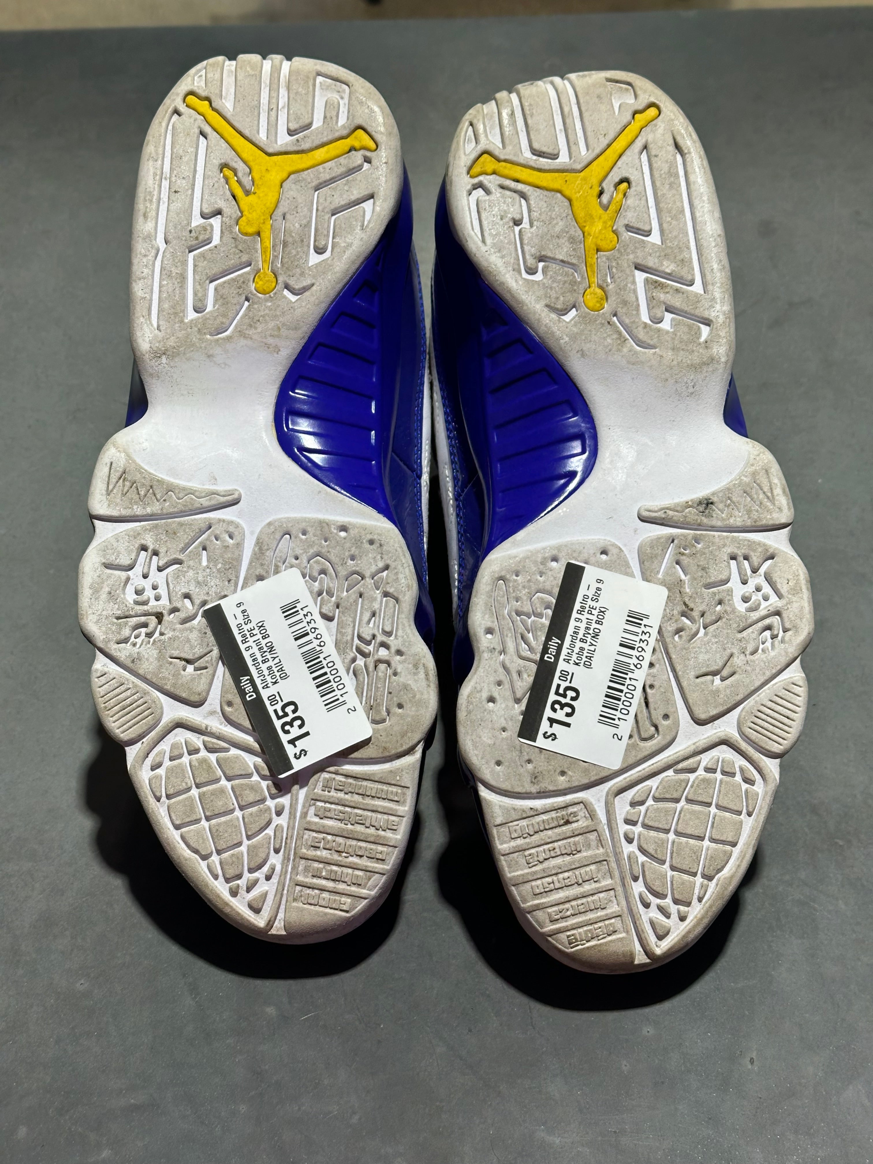 AirJordan 9 Retro - Kobe Bryant PE Size 9