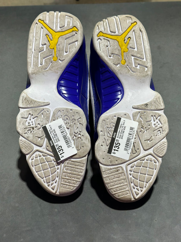 AirJordan 9 Retro - Kobe Bryant PE Size 9
