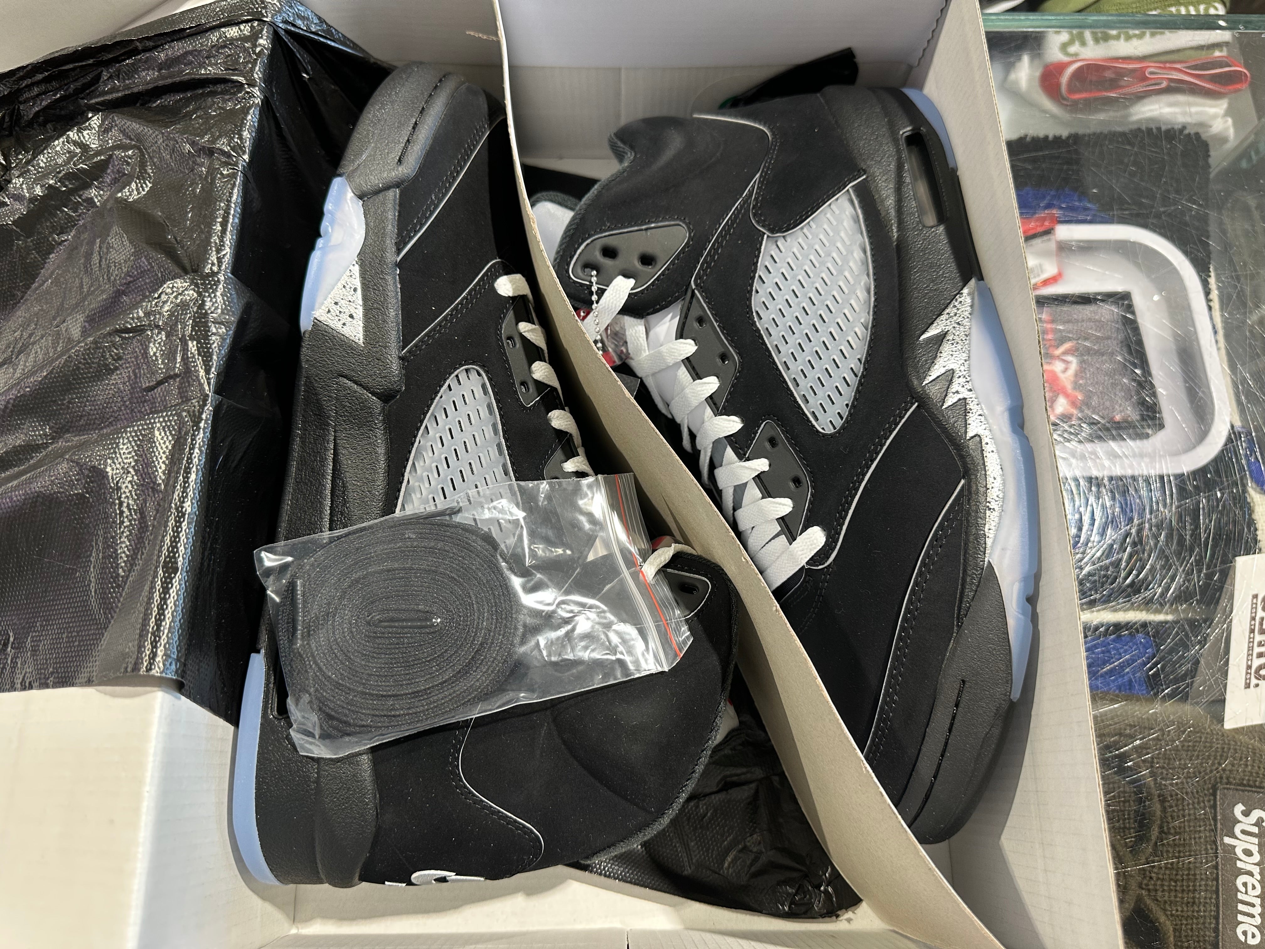 Air Jordan 5 Retro OG - Black Metallic Reimagined Size 12