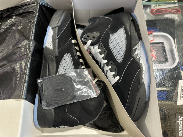 Air Jordan 5 Retro OG - Black Metallic Reimagined Size 12