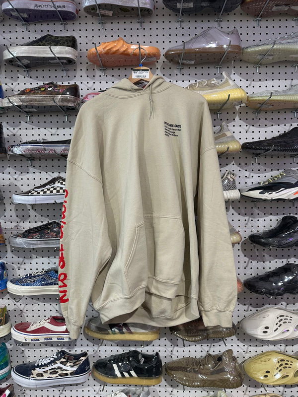 USED Kanye West Kids See Ghosts Hoodie - Tan Size XXL