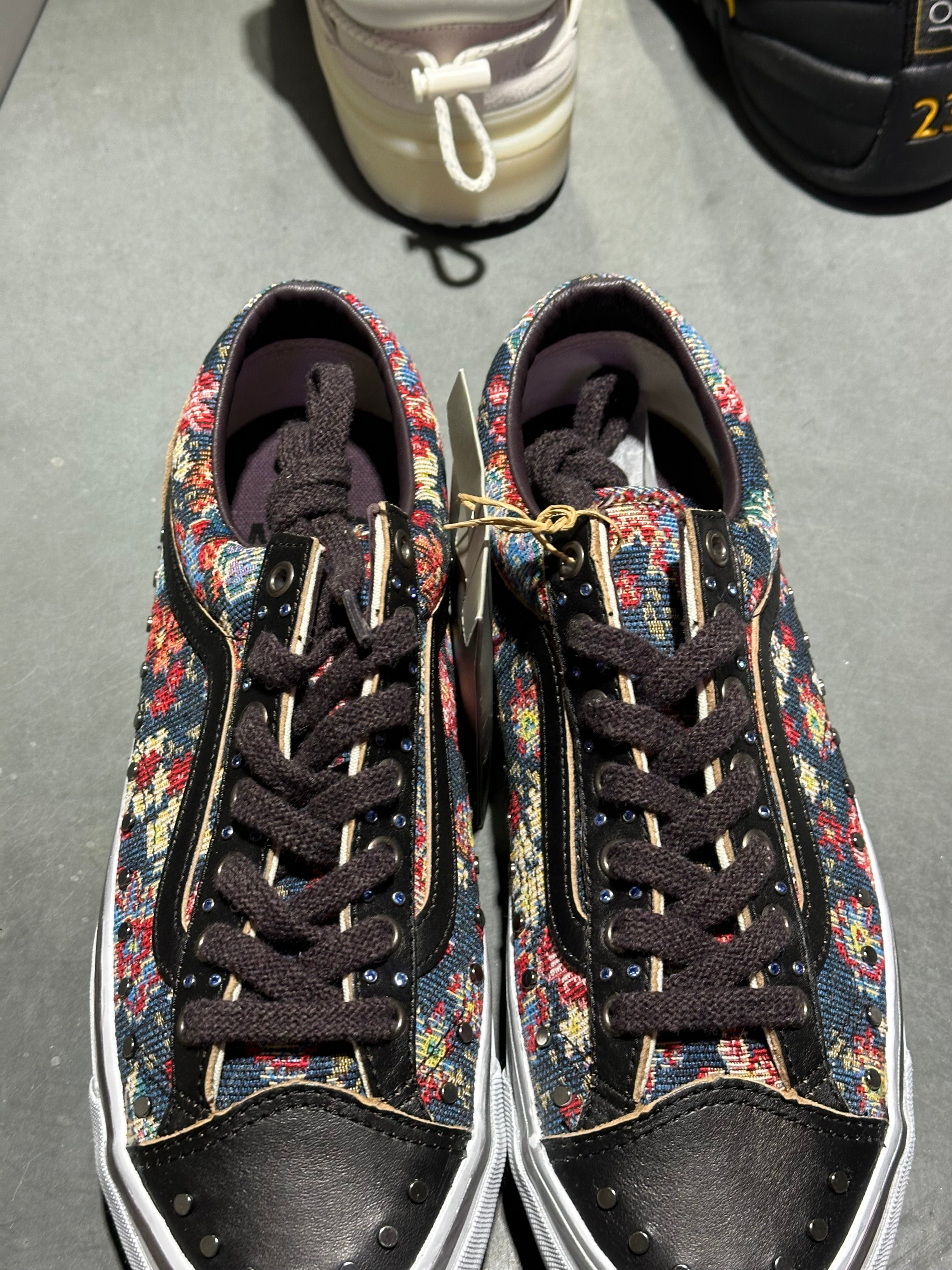 Vans OTW Old Skool 36 Vibram -Floral Rivets Black Size 10.5