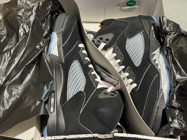 Air Jordan 5 Retro OG - Black Metallic Reimagined Size 10