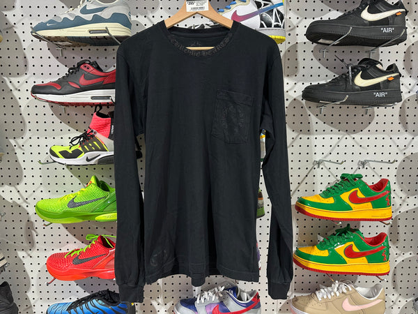 CLEAN Chrome Hearts Gradient Long sleeve Tee - Black Size Medium