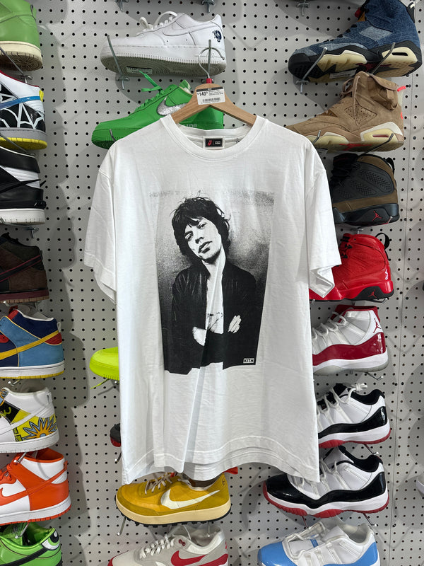 NEW KITH x Mick Jagger London Tee - White	Size Large