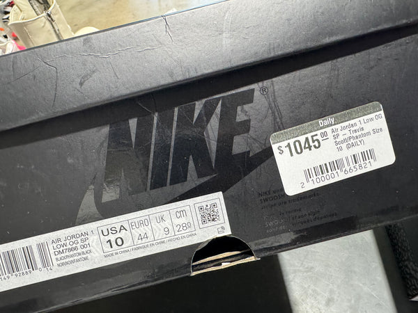 Air Jordan 1 Low OG SP - Travis Scott/Phantom Size 10