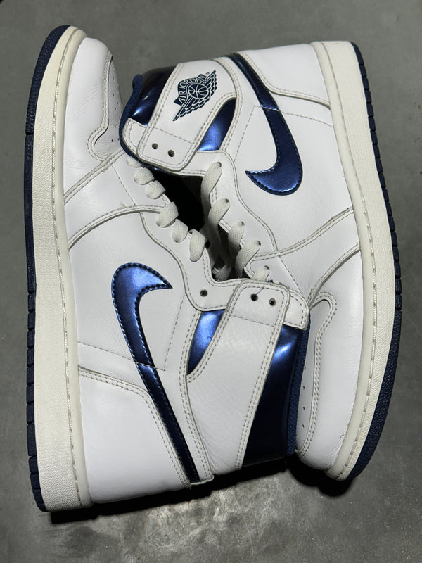 Air Jordan 1 Retro High OG - Metallic Navy 2016 Size 9.5