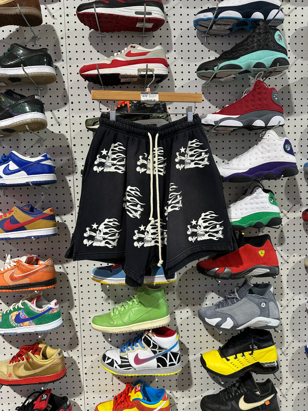 NEW Hellstar Skull Shorts - Black Size Small (DAILY)