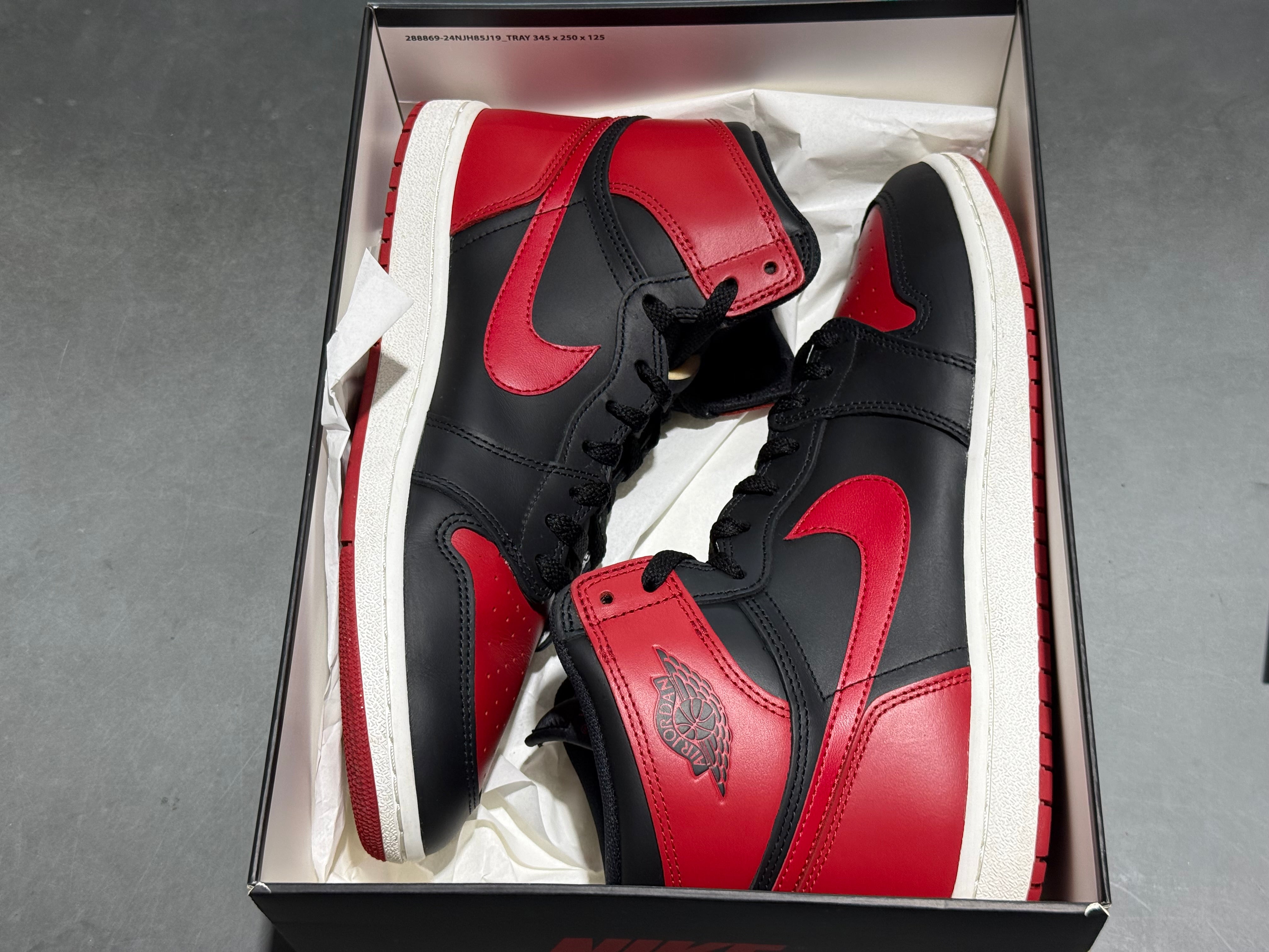 Air Jordan 1 High 85 - Bred Size 12