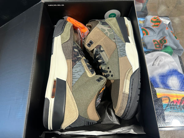 Air Jordan 3 Retro - Patchwork Camo Size 10.5