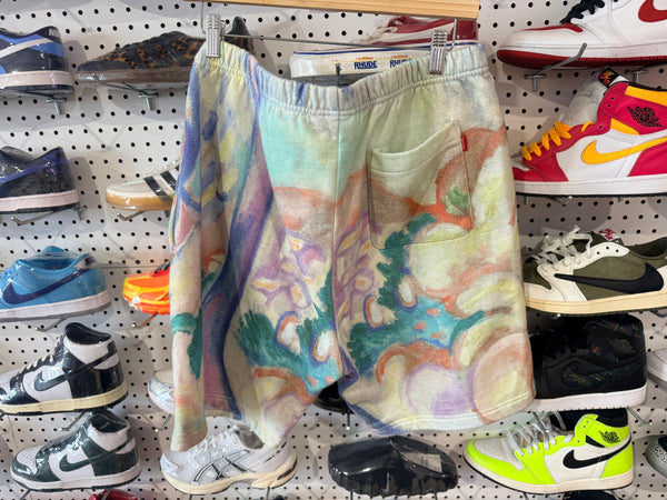 USED Supreme Landscape Shorts - Multicolor Size Large