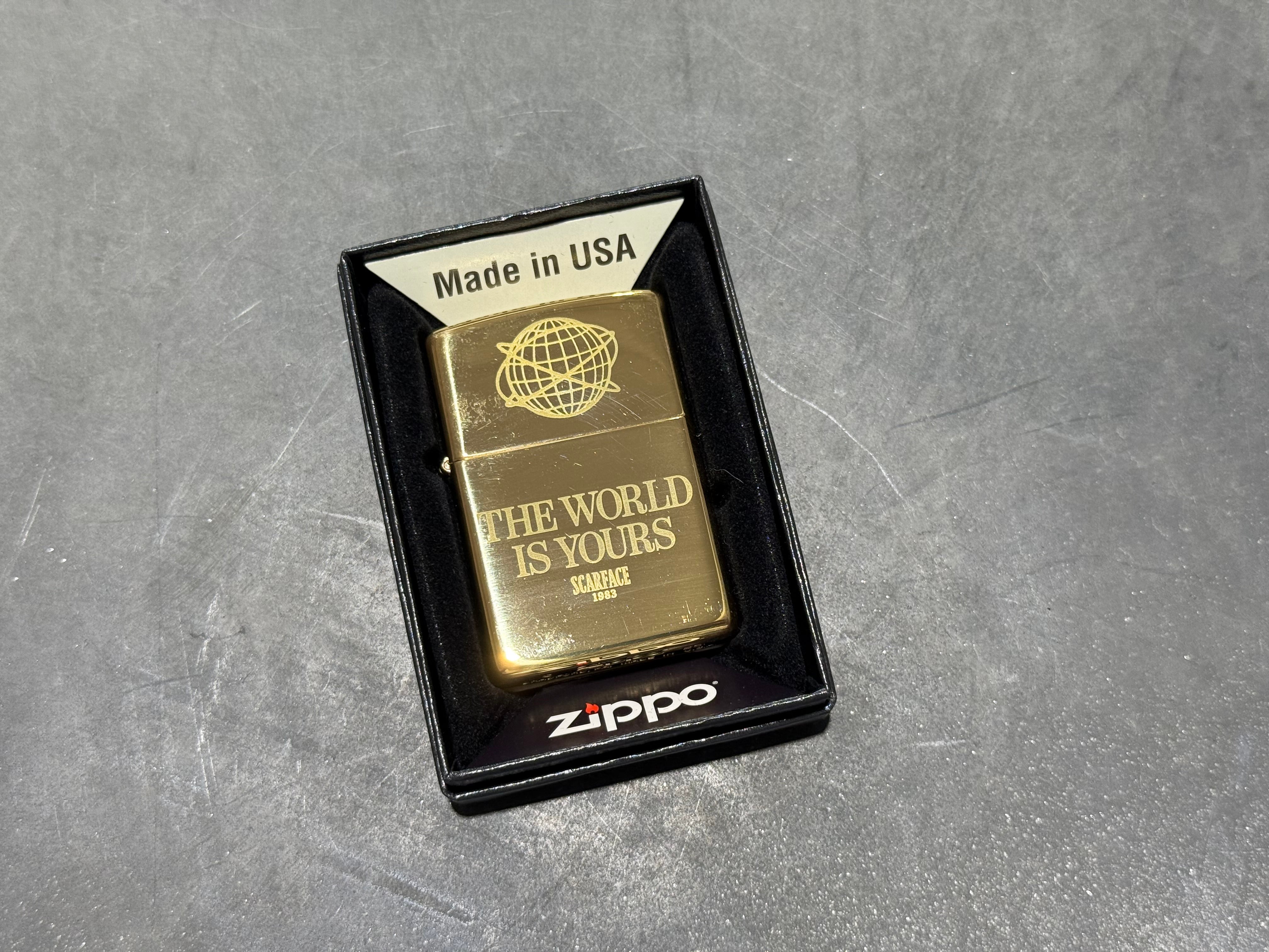 NEW KITH x Scarface Zippo - Gold