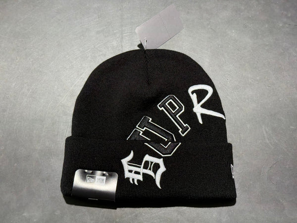 NEW Supreme x New Era Arc Beanie - Black