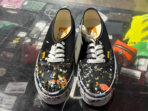 Vans OTW Authentic 44 x Gallery Dept - Black / Paint Splatter Size 10