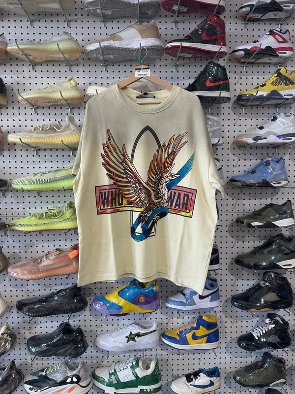 NEW Who Decides War Ribbon Tour Tee - Ivory Size XL