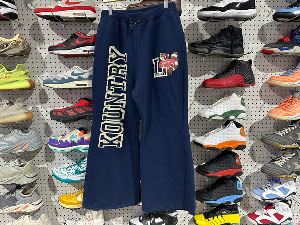 NEW Kapital Kountry Laundry Sweatpants - Navy Size 4 / XL