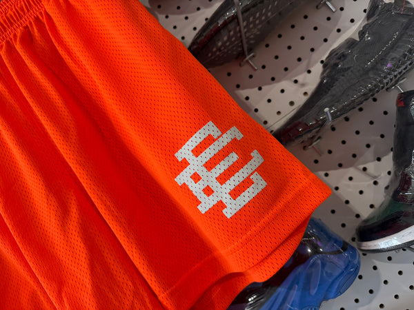 NEW Eric Emanuel Mesh Shorts - Orange Size XL