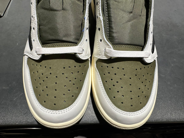 Air Jordan 1 Retro Low OG SP - Travis Scott Medium Olive Size 10.5