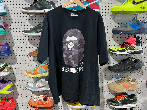 USED Bape By A Bathing Ape Tee - Black Size XXXL