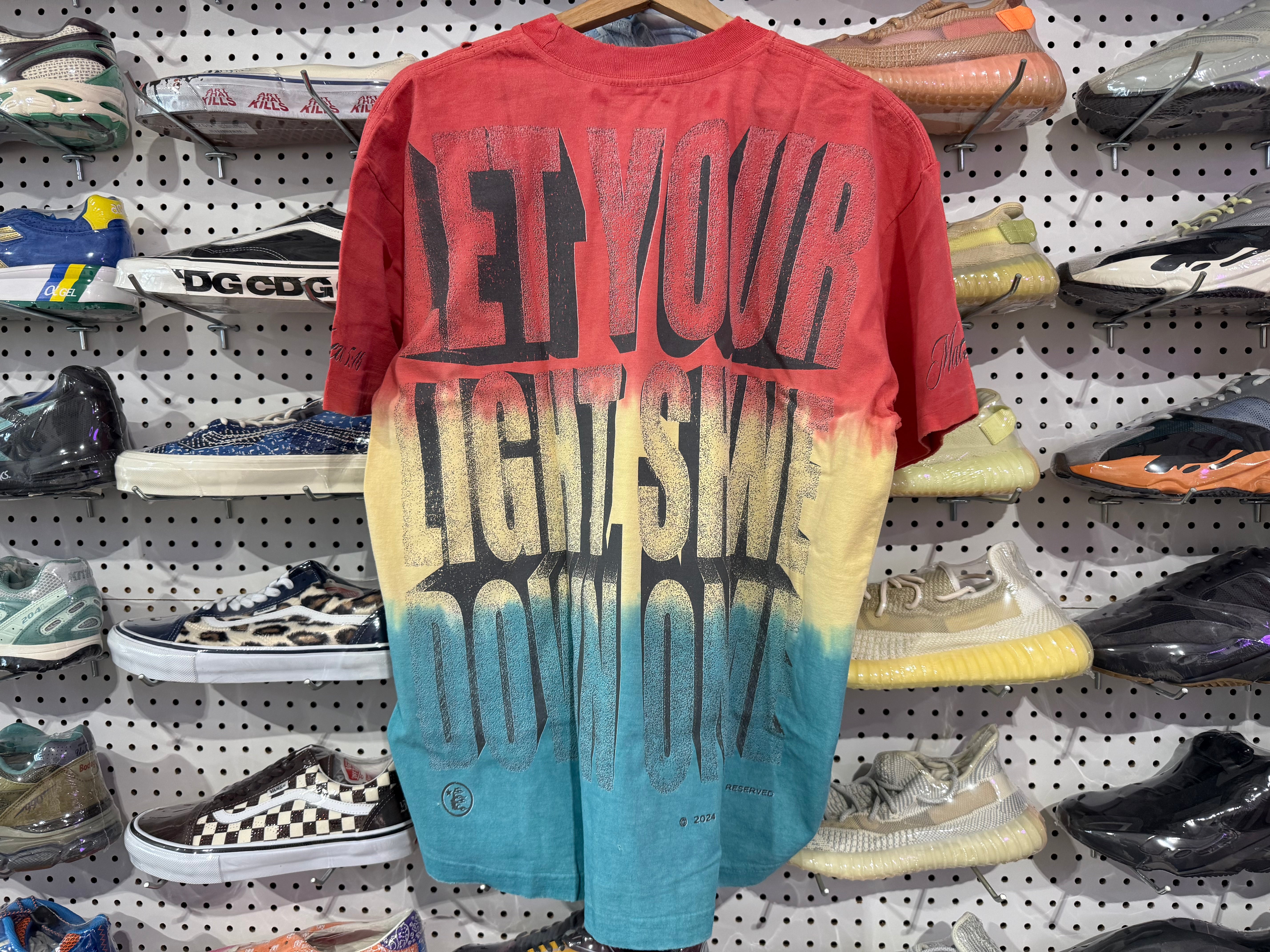 NEW Hellstar Rasta Tee - Red/Blue Size Large