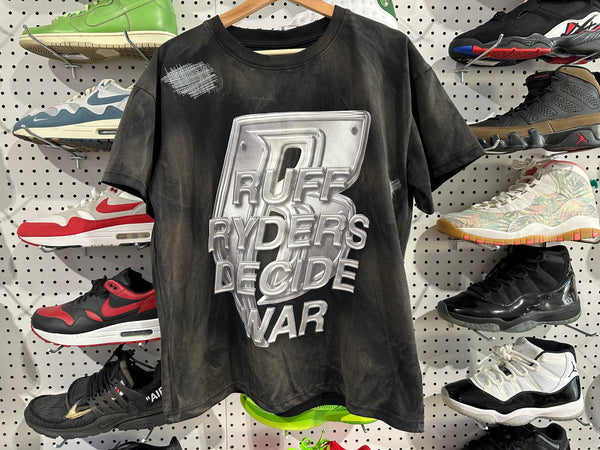 NEW Who Decides War Ruff Ryder Tee - Black Size Medium
