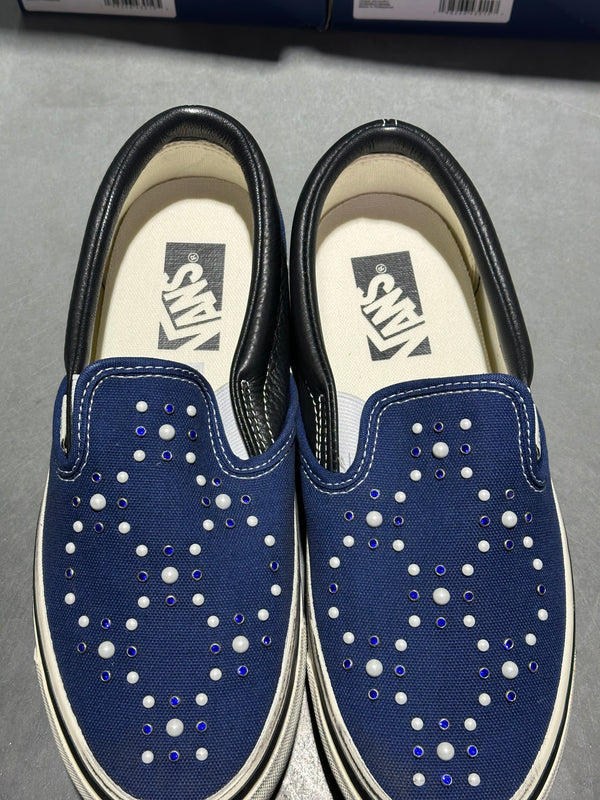 Vans LX Classic Slip-On 98 Pearlized Pack - Indigo Size 7