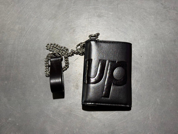 NEW Supreme Leather Chain Wallet - Black
