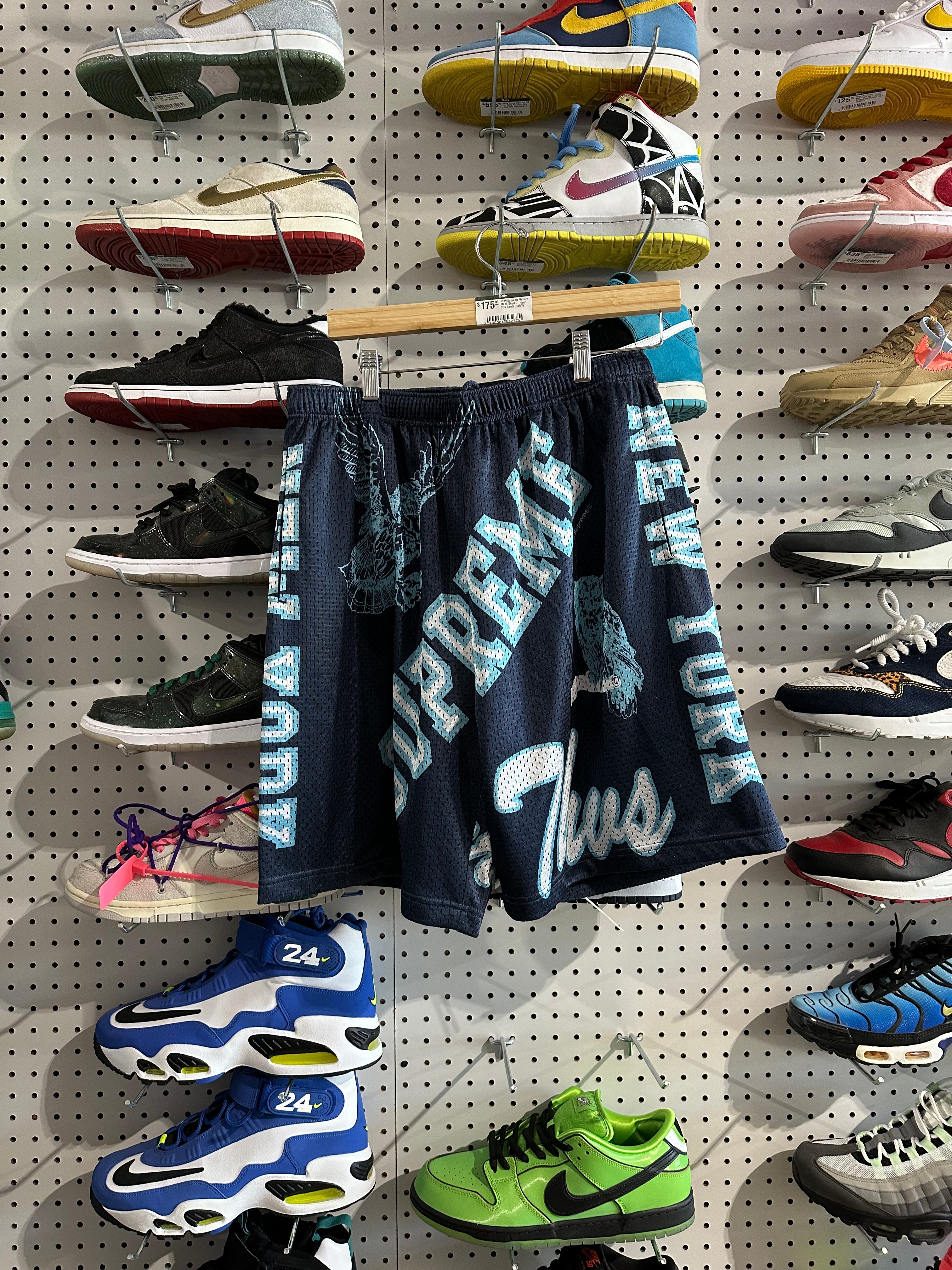 NEW Supreme Varsity Mesh Short - Navy Size Small
