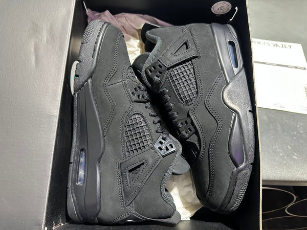 Air Jordan 4 Retro OG GS - Black Cat Size 5Y