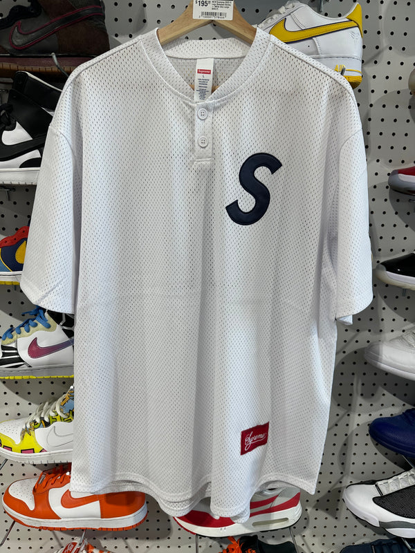 NEW Supreme SS25 S Logo Baseball Henleys