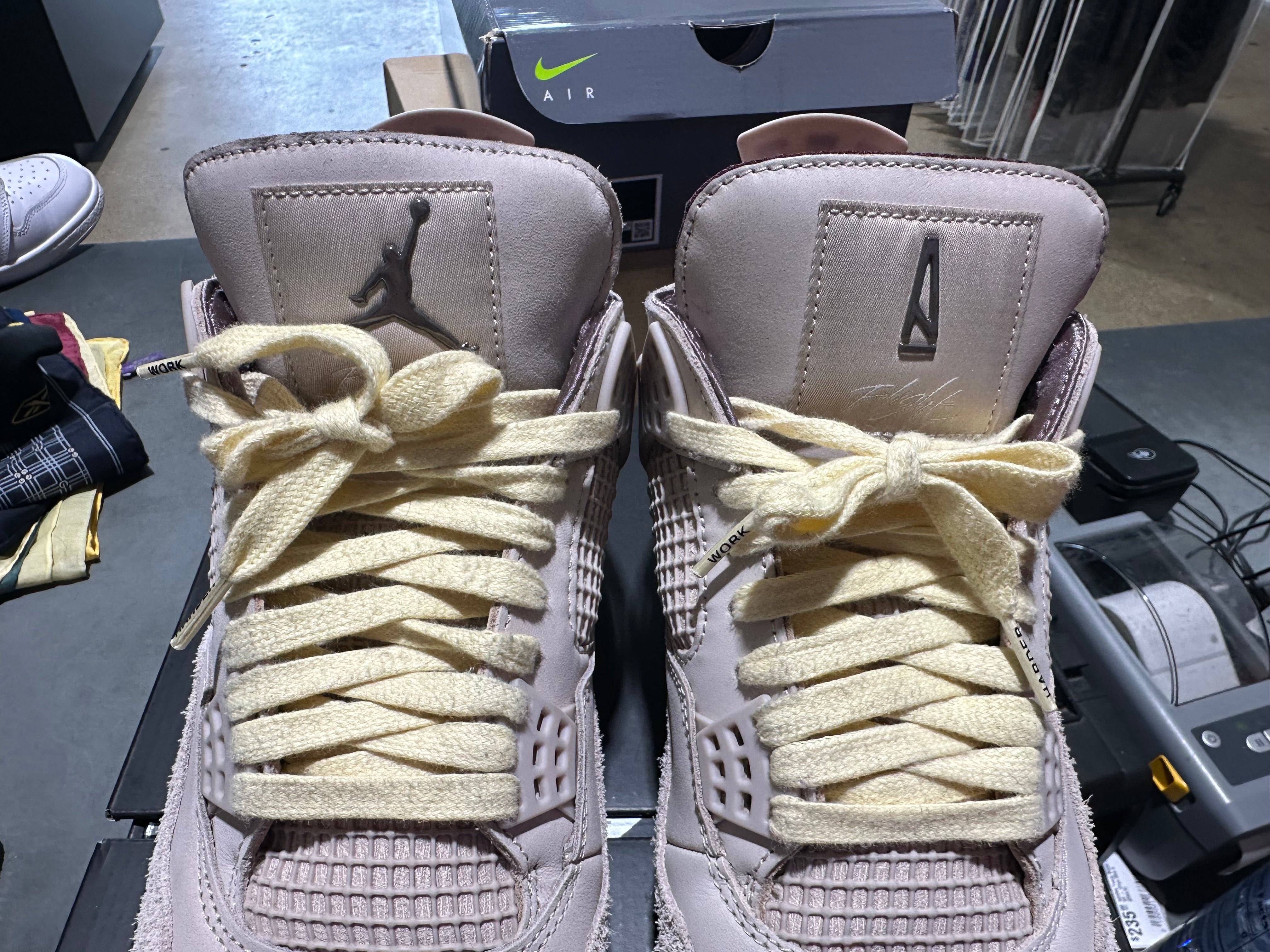 WMNS Air Jordan 4 Retro OG SP - AMM/Fossil Stone Size 11W/9.5M