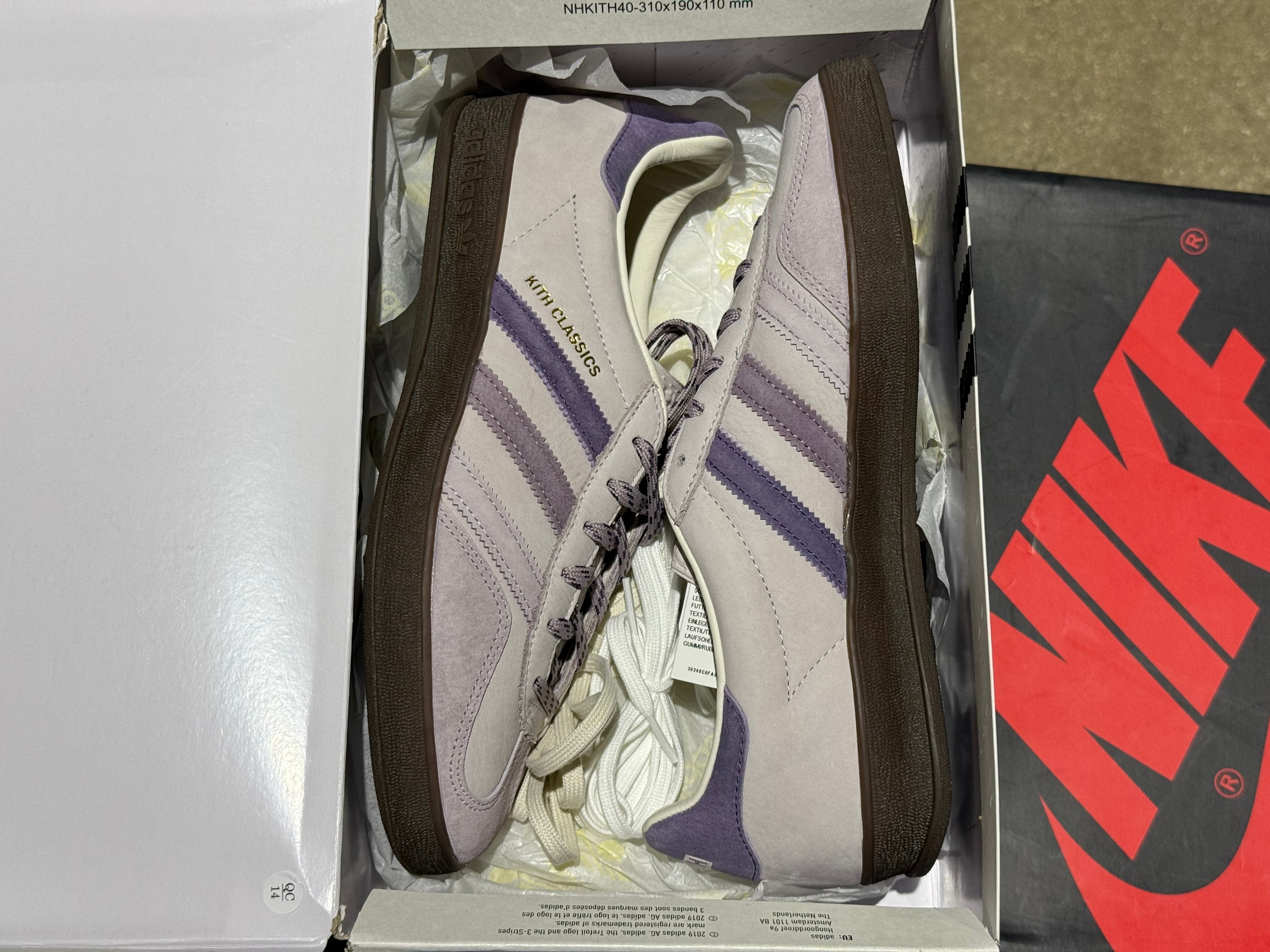 Adidas Gazelle Indoor Kith - Ash Purple Size 8